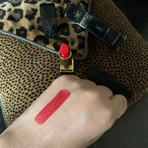 ysl zoe kravitz rouge swatch